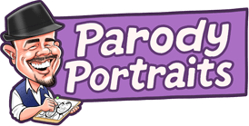 Parody portraits logo Parody portraits logo